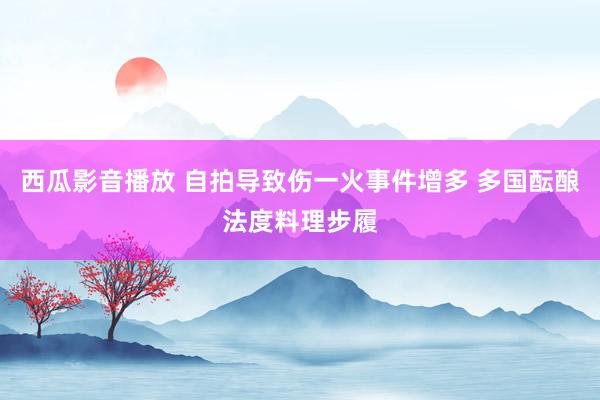 西瓜影音播放 自拍导致伤一火事件增多 多国酝酿法度料理步履