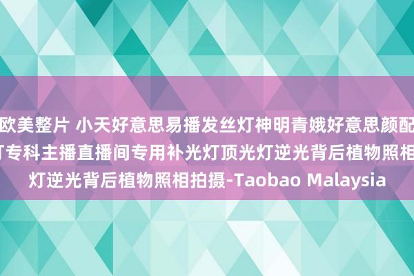 欧美整片 小天好意思易播发丝灯神明青娥好意思颜配景氛围灯聚光灯概述灯专科主播直播间专用补光灯顶光灯逆光背后植物照相拍摄-Taobao Malaysia