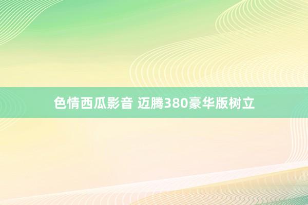 色情西瓜影音 迈腾380豪华版树立